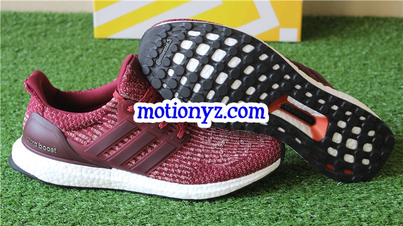 Real Boost Adidas Ultra Boost 3.0 Burgundy Red